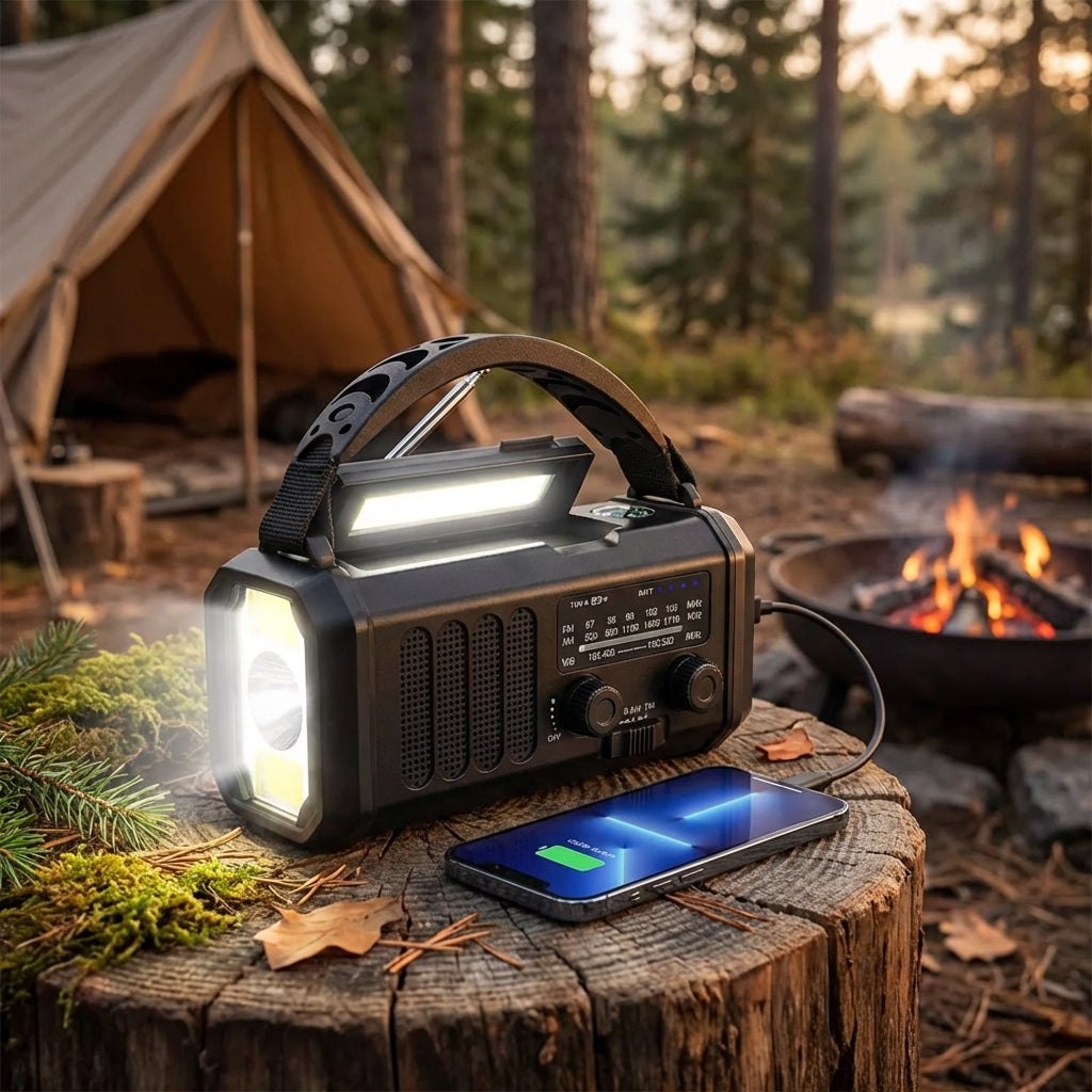 Noodradio Ultra met langdurige powerbank (10.000 mAH)