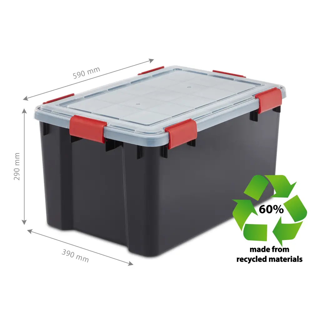 Waterdichte opbergbox – Luchtdichte opslag met 6 clips