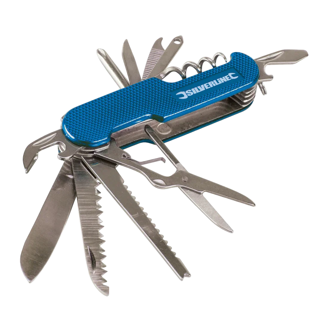 Silverline zakmes – 14-in-1 multifunctioneel zakmes