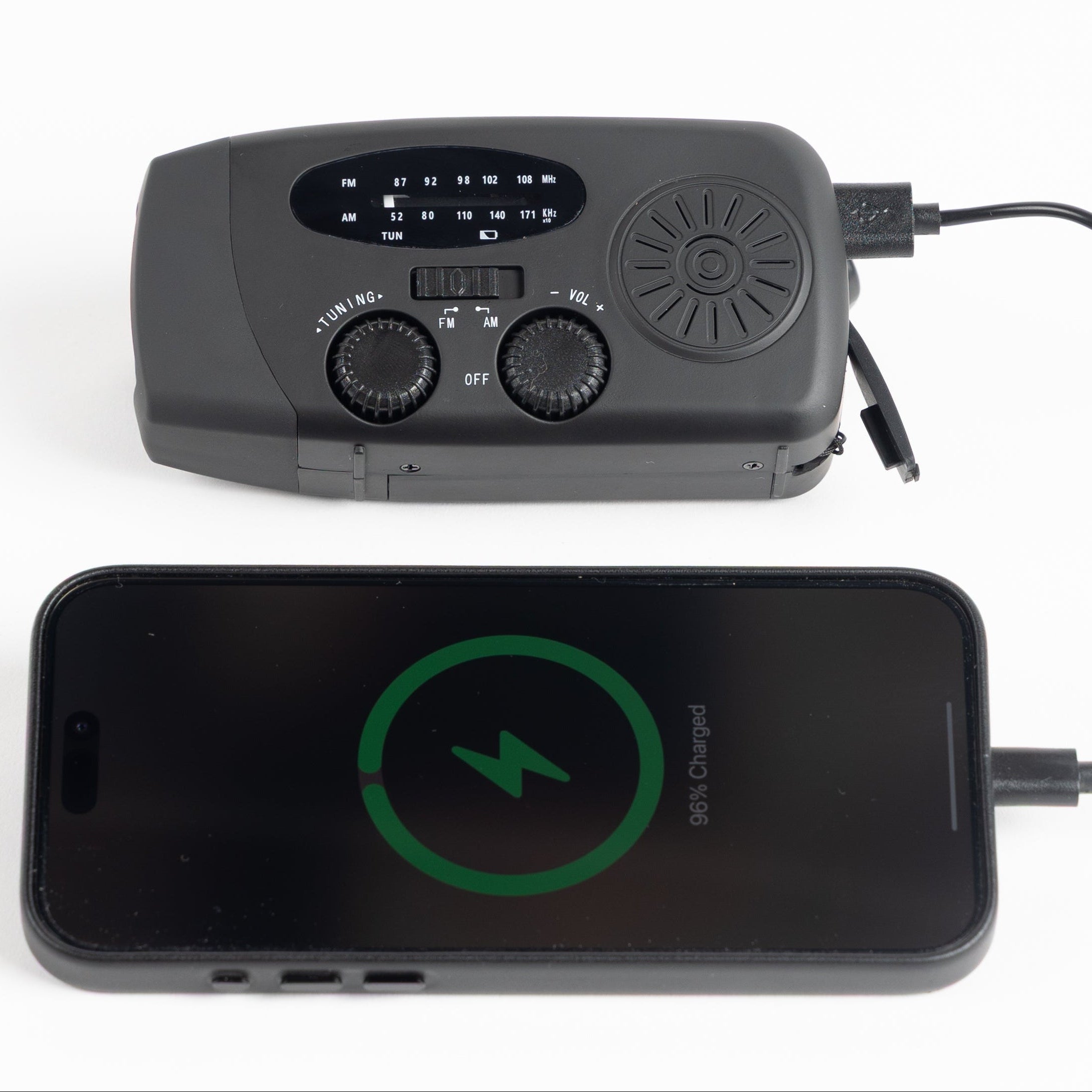 Noodradio™ 2025 Black Edition - Alles in 1 - Goed voorbereid.