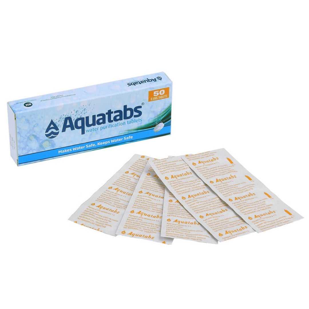 Aquatabs – Waterzuiveringstabletten voor veilig drinkwater (50 stuks)