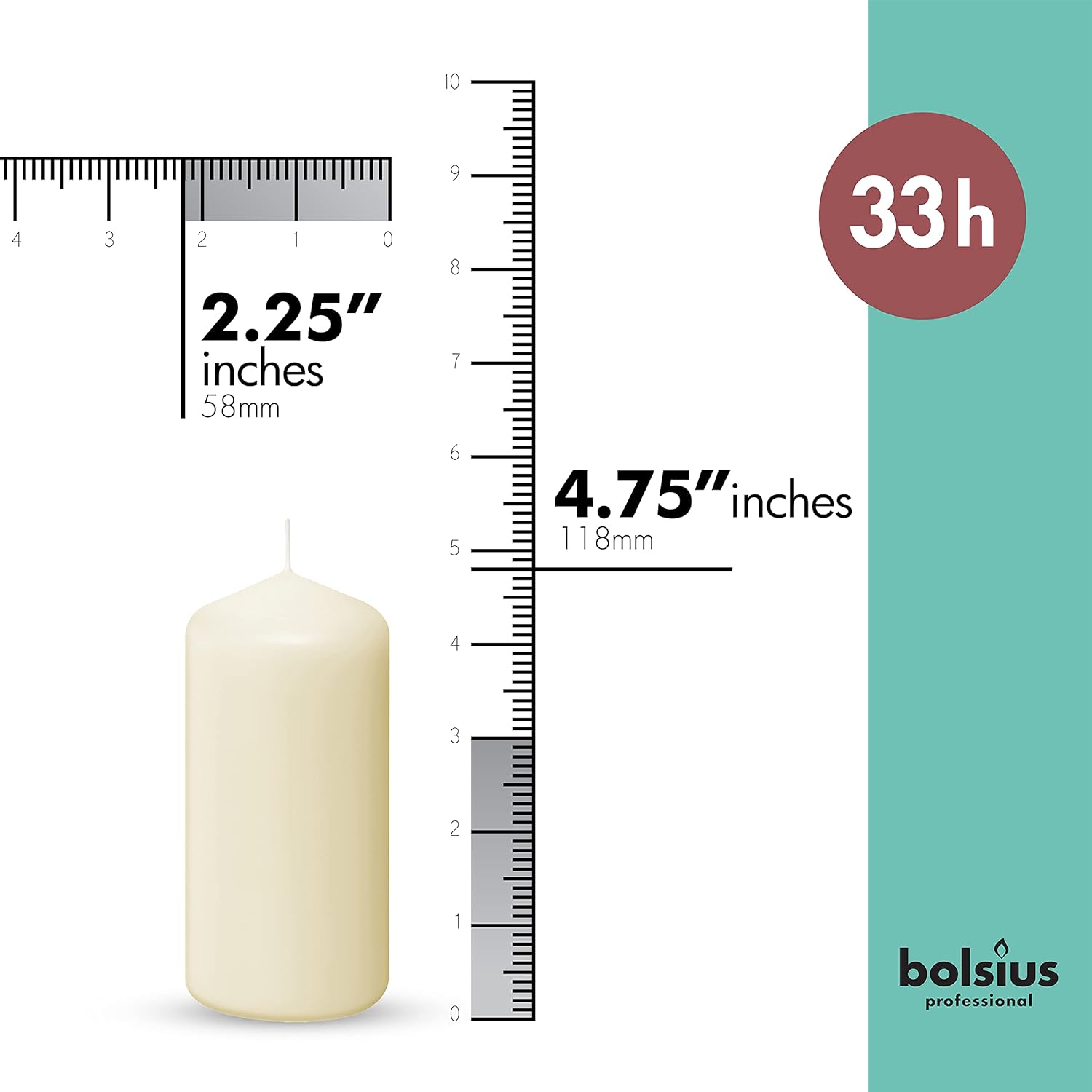 Stompkaars – 33 uur betrouwbaar licht (Bolsius)